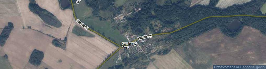 Zdjęcie satelitarne Kamienny Most most.